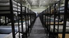 Sleeping quarters at Homestead shelter