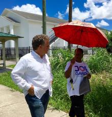 Florida City Vice Mayor Sharon Butler campaigns with Joe Garcia in CD 26 Florida City Vice Mayor Sharon Butler campaigns with Joe Garcia in CD 26