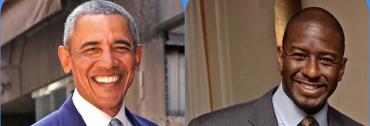 Barack Obama and Andrew Gillum