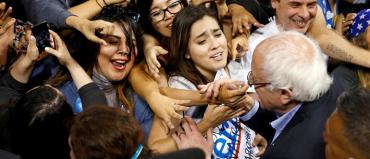 Sanders rally Tuesday night in Carson, Calif.