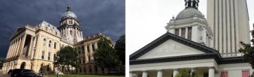 Illinois State Capitol and Florida State Capitol