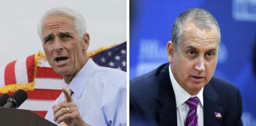 Charlie Crist and Mario Diaz Balart