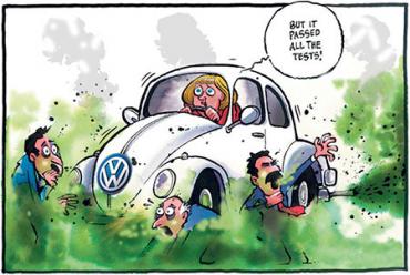 VW emissions scandal, at its height in 2015