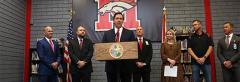 DeSantis Monday at Middleburg High School in Clay County