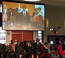 Andrew Gillum at FAMU Hall of Fame induction