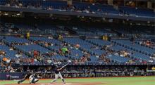 Rays fan presence on a typical night at Tropicana