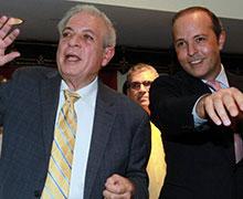 Tomas Regalado, left, and son Tommy Tomas Regalado, left, and son Tommy