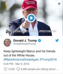 Trump's Tweet Trump's Tweet