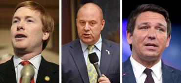 Adam Putnam, Blaise Ingoglia and Ron DeSantis Adam Putnam, Blaise Ingoglia and Ron DeSantis