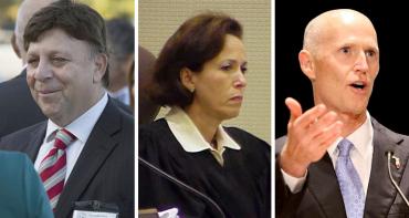 Alan Forst, Barbara Pariente and Rick Scott Alan Forst, Barbara Pariente and Rick Scott