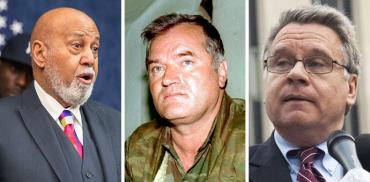 Alcee Hastings, Ratko Mladic and Chris Smith