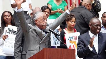 Al Sharpton Rallies in Tally Thursday