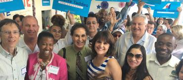 Annette Taddeo opening her new campaign office