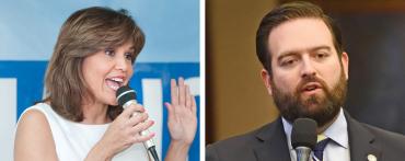 Annette Taddeo and Jose Felix Diaz