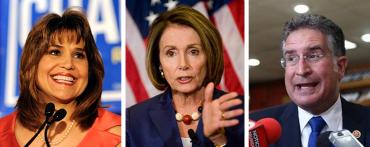 Annette Taddeo, Nancy Pelosi and Joe Garcia