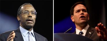 Ben Carson and Marco Rubio Ben Carson and Marco Rubio