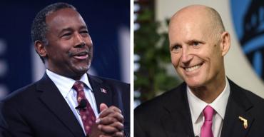 Ben Carson and Rick Scott Ben Carson and Rick Scott