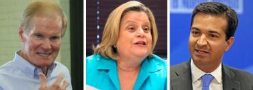 Bill Nelson, Ileana Ros-Lehtinen and Carlos Curbelo