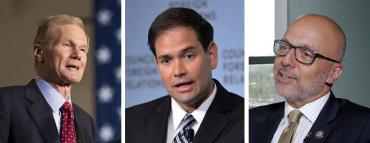 Bill Nelson, Marco Rubio and Ted Deutch
