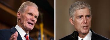 Bill Nelson and Neil Gorsuch