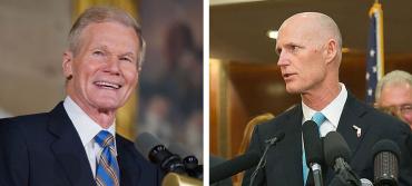 Bill Nelson and Rick Scott