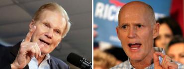 Bill Nelson and Rick Scott Bill Nelson and Rick Scott