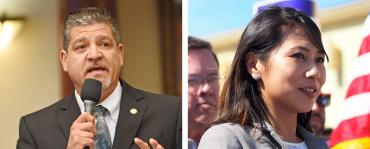 Bob Cortes and Stephanie Murphy