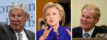 Bob Graham, Hillary Clinton and Bill Nelson