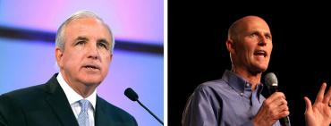 Carlos Gimenez and Rick Scott Carlos Gimenez and Rick Scott