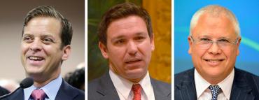 Carlos Lopez-Cantera, Ron DeSantis and Carlos Beruff Carlos Lopez-Cantera, Ron DeSantis and Carlos Beruff