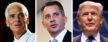 Charlie Crist, David Jolly and Donald Trump