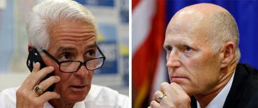 Charlie Crist and Rick Scott Charlie Crist and Rick Scott