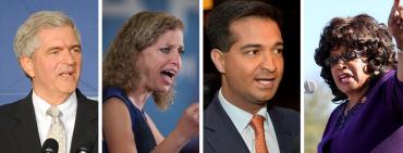 Dan Webster, Debbie Wasserman Schultz, Carlos Curbelo and Corrine Brown Dan Webster, Debbie Wasserman Schultz, Carlos Curbelo and Corrine Brown