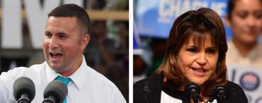Darren Soto and Annette Taddeo Darren Soto and Annette Taddeo