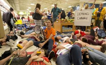 David Hogg's Publix Die-In