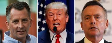 David Jolly, Donald Trump and Mark Bircher David Jolly, Donald Trump and Mark Bircher