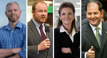 David Walker, Matt Caldwell, Denise Grimsley and Baxter Troutman