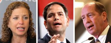 Debbie Wasserman Schultz, Marco Rubio and Ted Yoho Debbie Wasserman Schultz, Marco Rubio and Ted Yoho