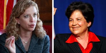 Debbie Wasserman Schultz and Lois Frankel