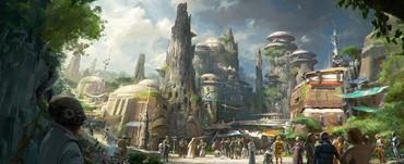 Star Wars Land concept art