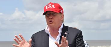 President Trump Friday at the Herbert Hoover Dike President Trump Friday at the Herbert Hoover Dike