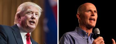 Donald Trump and Rick Scott Donald Trump and Rick Scott