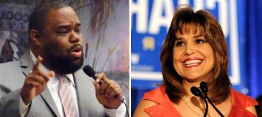 Dwight Bullard and Annette Taddeo