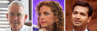 Frances Rooney, Debbie Wasserman Schultz and Carlos Curbelo Frances Rooney, Debbie Wasserman Schultz and Carlos Curbelo