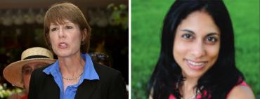 Gwen Graham and Mary Thomas