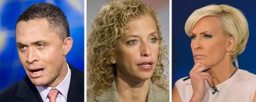 Harold Ford, Debbie Wasserman Schultz, and Mika Brzezinski