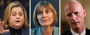 Ileana Ros-Lehtinen, Kathy Castor, and Rick Scott