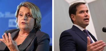 Ileana Ros-Lehtinen and Marco Rubio Ileana Ros-Lehtinen and Marco Rubio