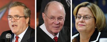 Jeb Bush, Justice Anthony Kennedy, and Ileana Ros-Lehtinen