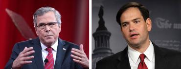 Jeb Bush and Marco Rubio